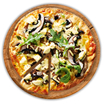 Cheese & Mushroom Pizza 