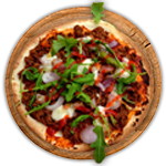 Spicy Beef Pizza 