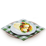 Chicken Nuggets Wrap 